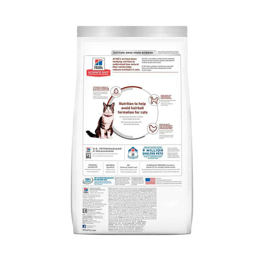 Hill's Science Diet Feline Adulto Hairball Control – Pollo 3.5 lb