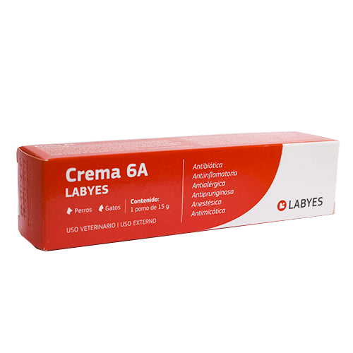 Crema 6A 15g – Cuidado Dermatológico Avanzado para Mascotas
