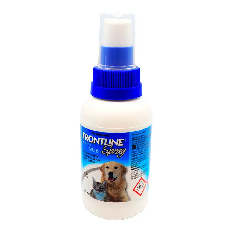 Frontline Spray 100 mL – Protección rápida contra pulgas y garrapatas