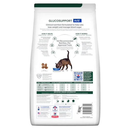 Hill's Prescription Diet m/d GlucoSupport para Gatos – Manejo de Diabetes y Peso