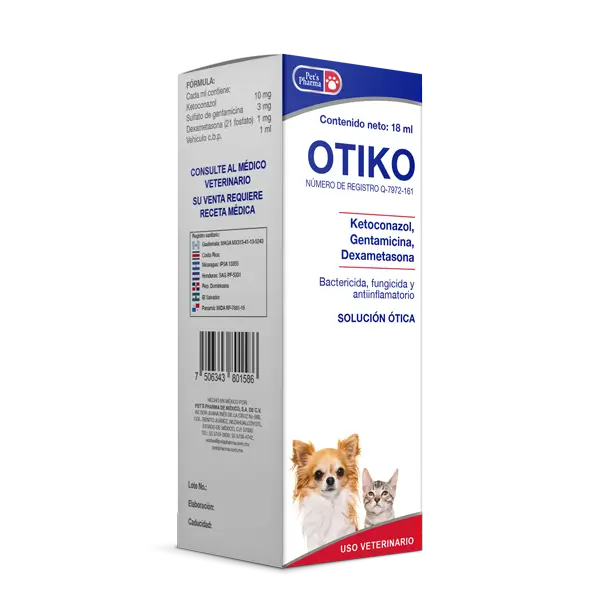 Otiko 18 ml – Solución ótica antibacteriana y antiinflamatoria