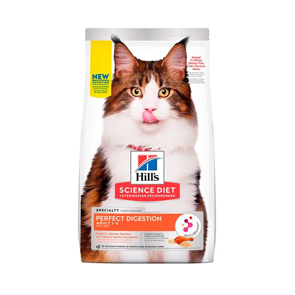 Hill 's Science Diet Feline Adult Perfect Digestion – 3.5 lb