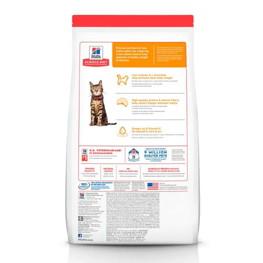 Hill's Science Diet Feline Adulto Light – Pollo 4 lb