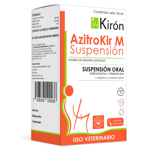 Azitrokir Suspensión – Antibiótico de Amplio Espectro para Perros y Gatos