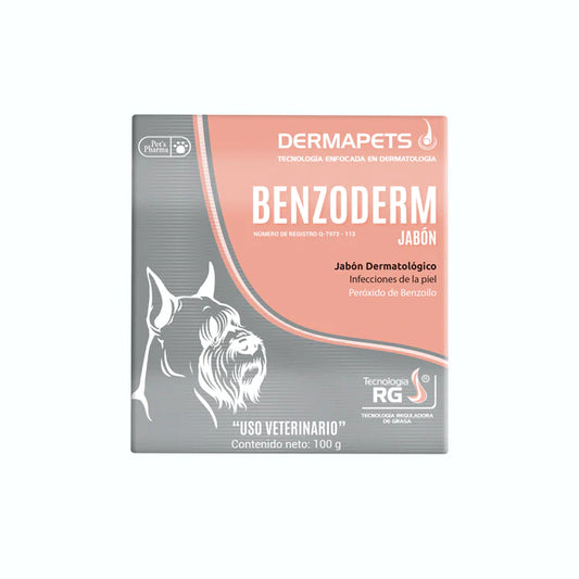 Benzoderm Jabón Dermatológico 100g – Antiséptico para pieles sensibles