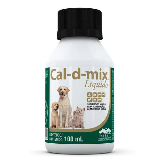 CAL-D-MIX – Suplemento de Calcio, Vitamina D y Fósforo para Perros y Gatos