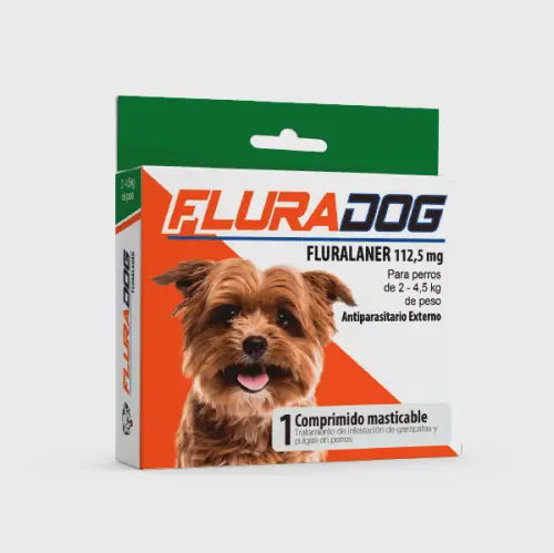 Fluradog 2 a 4.5 kg – Antipulgas orales para perros pequeños