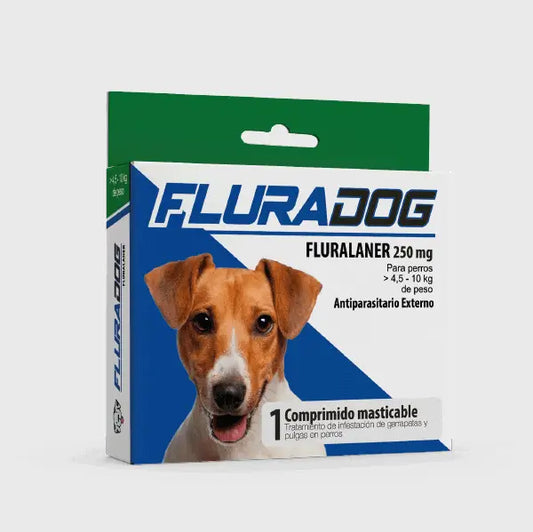 Fluradog 4.5 a 10 kg – Antipulgas y antigarrapatas orales para perros medianos