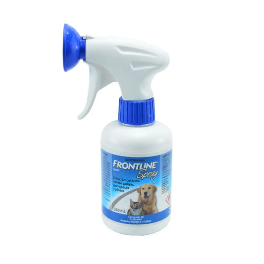 Frontline Spray 250 mL – Protección eficaz contra pulgas y garrapatas en perros y gatos