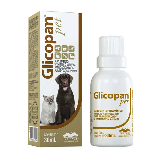 Glicopan Pet 30 mL – Suplemento nutricional en gotas para perros y gatos