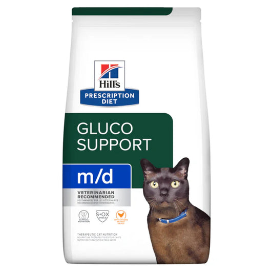 Hill's Prescription Diet m/d GlucoSupport para Gatos – Manejo de Diabetes y Peso