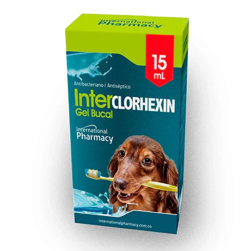 Interclorhexin Gel 15 ml – Higiene bucal veterinaria