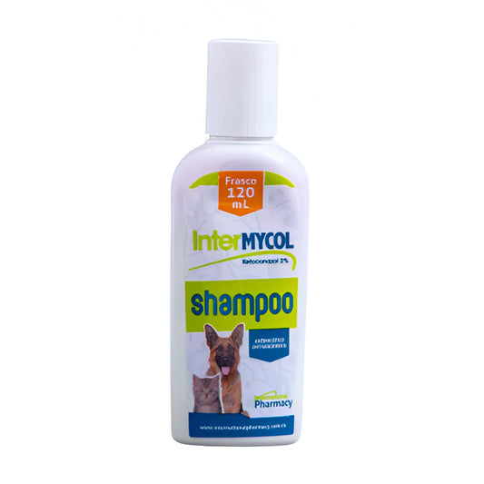 Intermycol Shampoo 120 ml – Champú antimicótico para perros y gatos