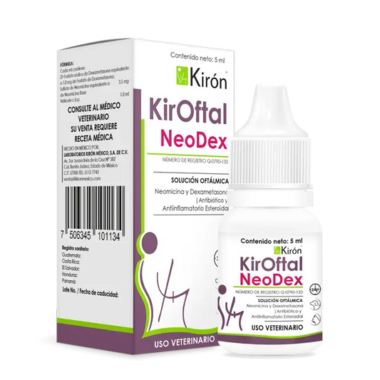 Kiroftal Neodex – Solución Oftálmica Antiinflamatoria y Antibiótica