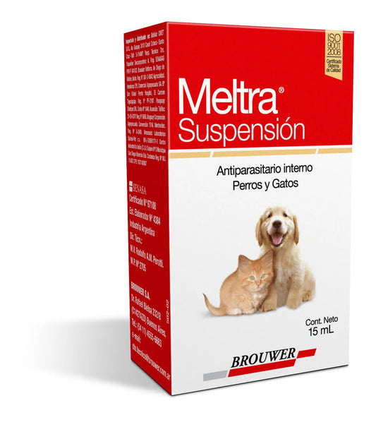 Meltra Suspensión Cachorros – Desparasitante oral para perros jóvenes