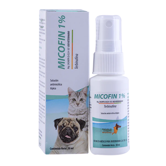 Micofin Spray – Antimicótico tópico para perros y gatos