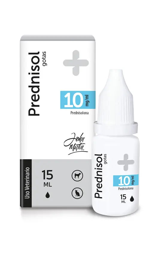 Prednisol Gotas 15 ml – Antiinflamatorio y antialérgico para perros y gatos