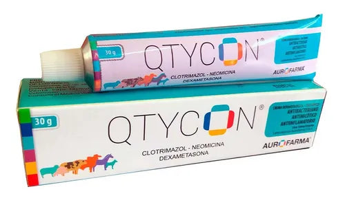 Qtycon Crema 30 g – Cicatrizante y regenerador dérmico para mascotas