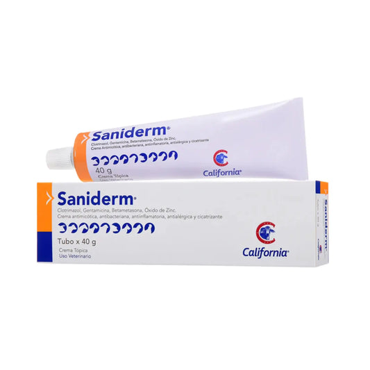 Saniderm Crema – Cuidado dermatológico para perros y gatos