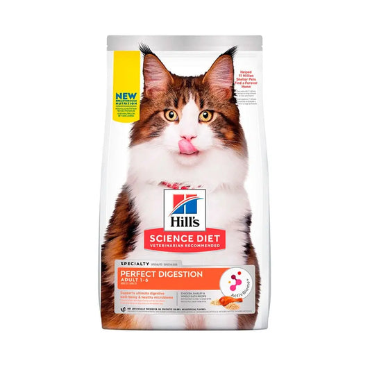 Hill 's Science Diet Feline Adult Perfect Digestion – 3.5 lb