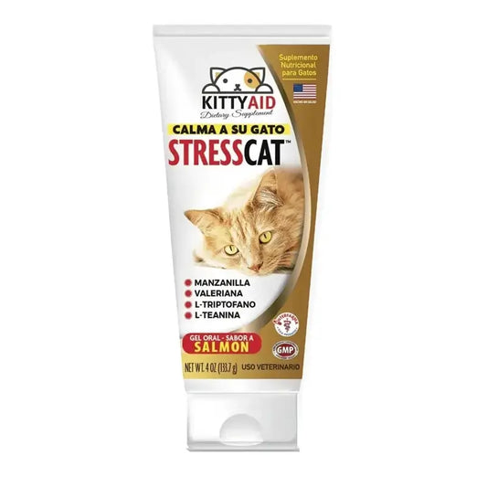 Kitty Aid Stress Cat 4 oz – Relajante natural para gatos