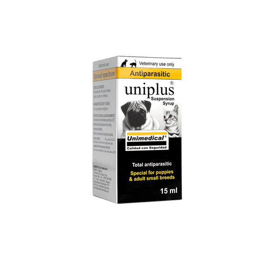 Uniplus Suspensión – Antibiótico de amplio espectro para perros y gatos