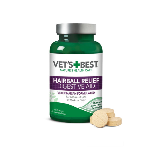 Vet's Best Hairball – Control de bolas de pelo para gatos