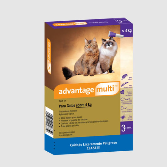 Advantage® Multi Gato – Pipeta para gatos de más de 4 kg