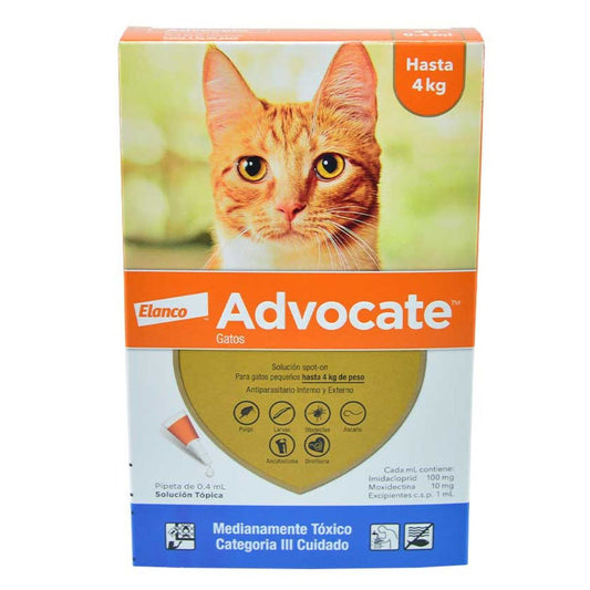 Advocate® Gato – Pipeta para gatos de hasta 4 kg
