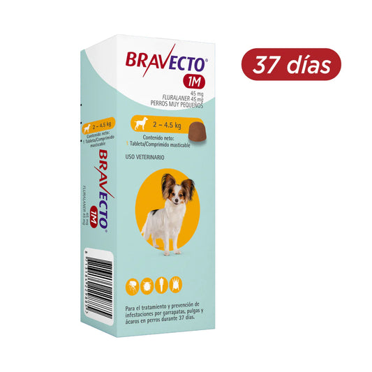 Bravecto® 45 mg (2–4.5 kg)